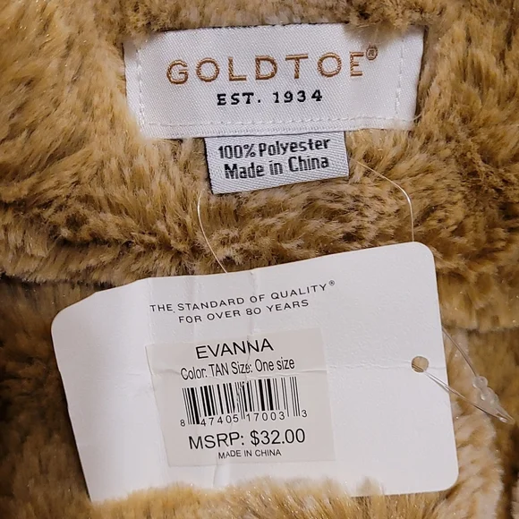 Tan Scarf Wide - Picture 4 of 8